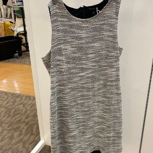 Banana Republic Monochrome Textured Mini Dress